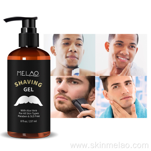 Beard Moisturizing Reduce Rash Shaving Gel For Men